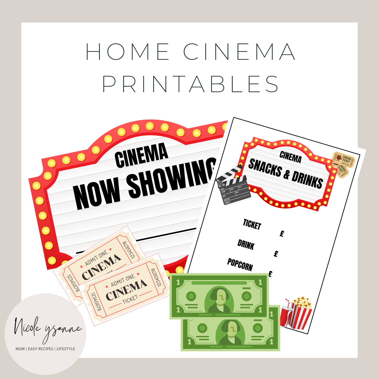 Home Cinema Printable
