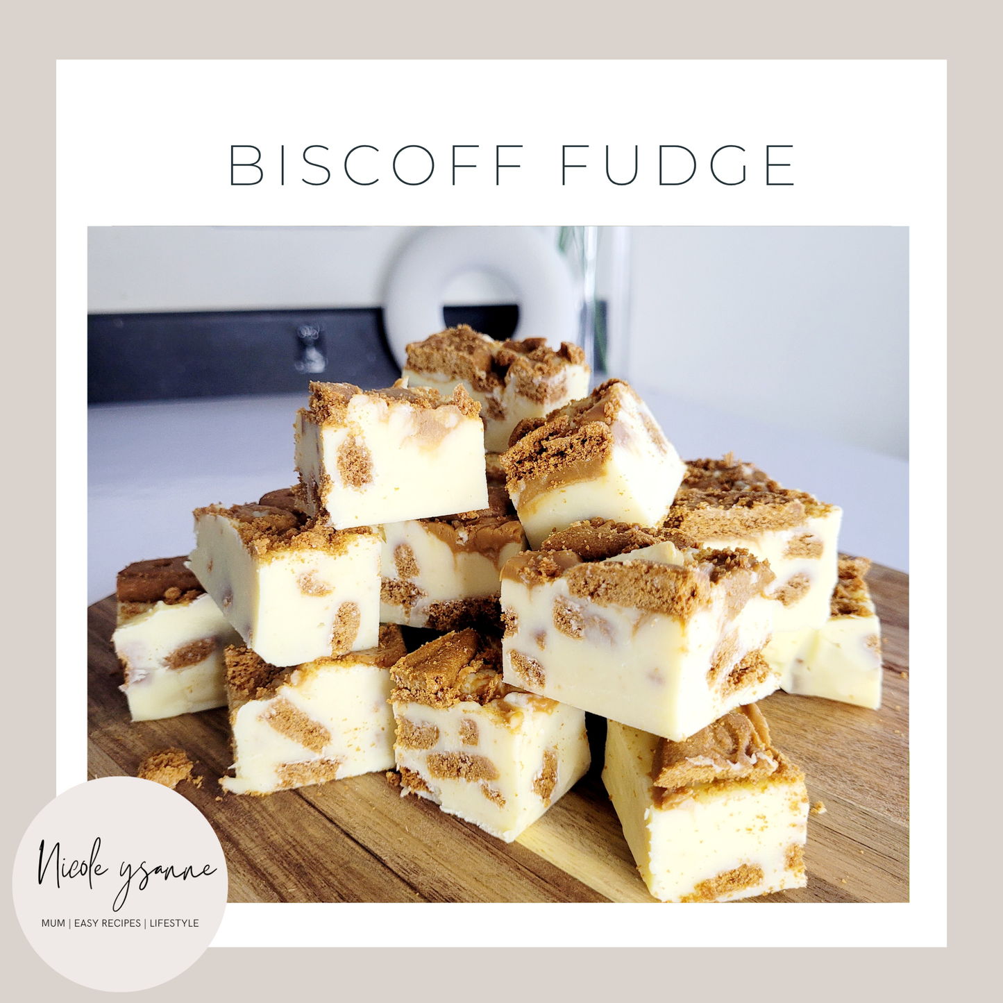 No-Bake Biscoff Fudge Recipe
