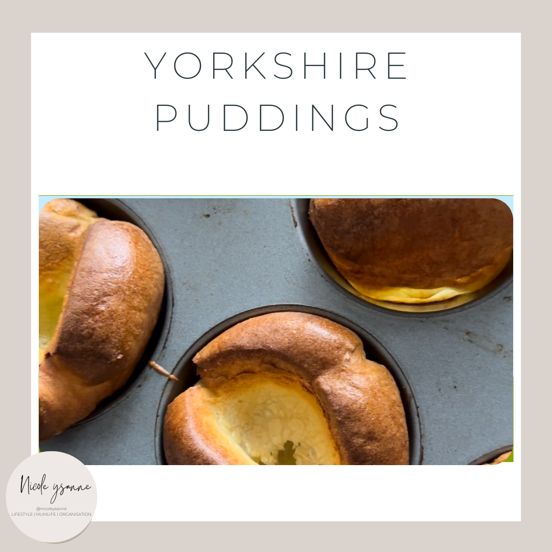 Homemade Yorkshire Pudding Recipe