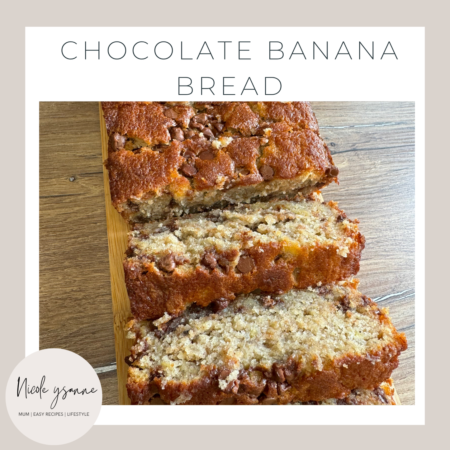 Chocolate and Banana Bread
