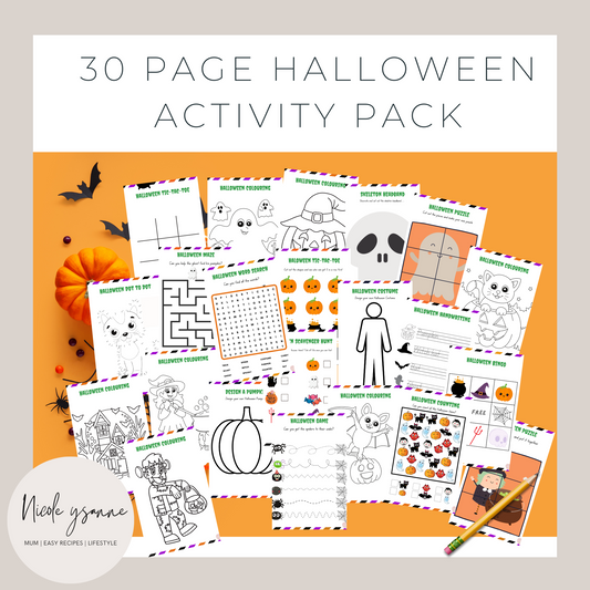 Halloween Activity Sheets