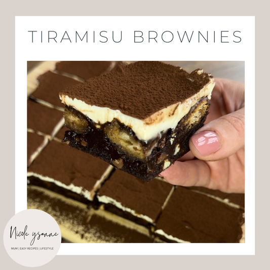 Tiramisu Brownies Recipe