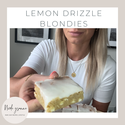 Lemon Drizzle Blondie Recipe